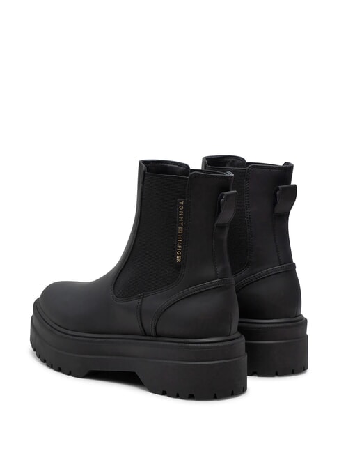 RUBBERISED CHEALSEA Ankle boots with elasticated panel black - Women&rsquo;s shoes