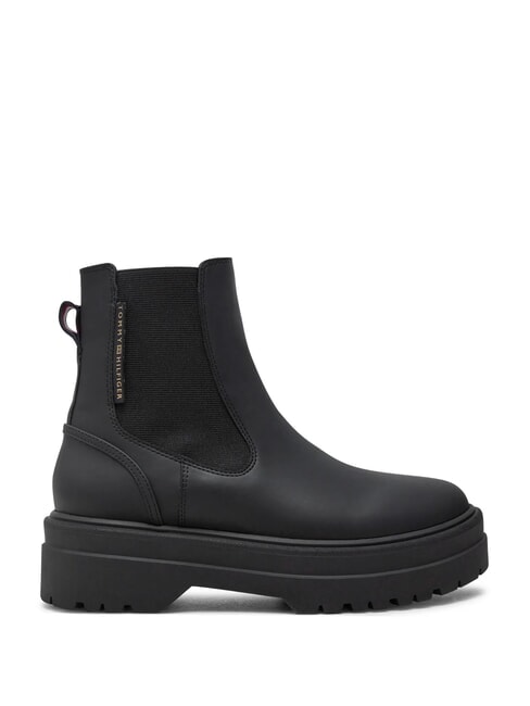 RUBBERISED CHEALSEA Ankle boots with elasticated panel black - Women&rsquo;s shoes