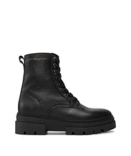 TOMMY HILFIGER BICOLOR Lace-up leather boots black - Women&rsquo;s shoes - 2