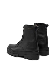 TOMMY HILFIGER BICOLOR Lace-up leather boots black - Women&rsquo;s shoes - 5