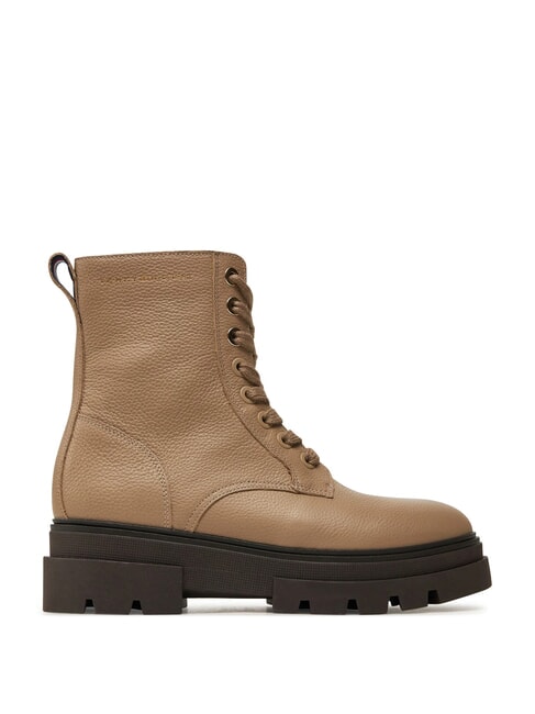 BICOLOR Lace-up leather boots beige - Women&rsquo;s shoes