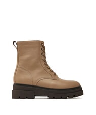 TOMMY HILFIGER BICOLOR Lace-up leather boots - Women&rsquo;s shoes