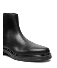 TOMMY HILFIGER TH Low suede and leather ankle boots black - Women&rsquo;s shoes - 3
