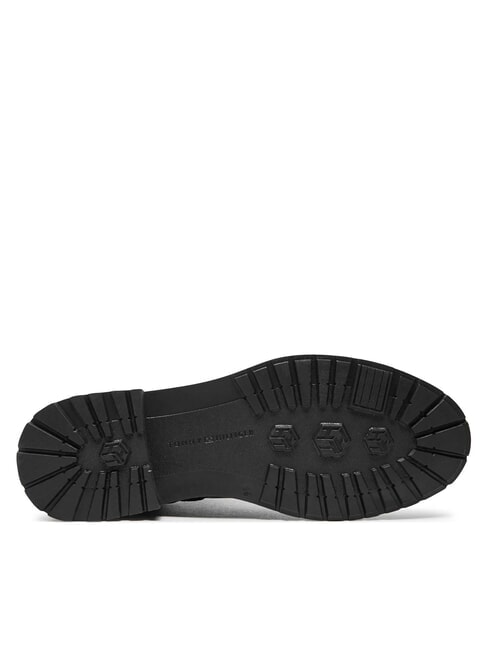 TH Low suede and leather ankle boots black - Women&rsquo;s shoes