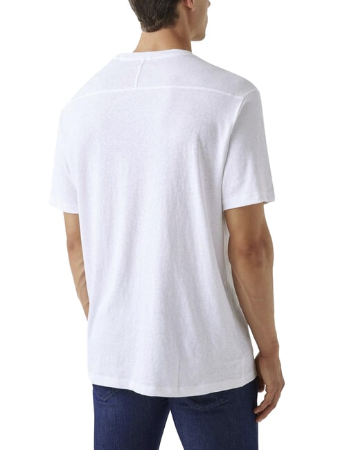 MARINA PRINT Short-sleeved T-shirt with pocket purwhite - T-shirt