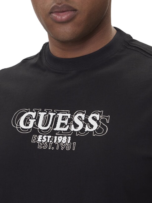 SMALL LOGO Regular fit short sleeve t-shirt jetbla - T-shirt