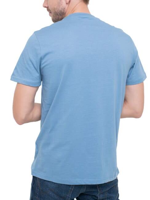 TRIANGLE LOGO Regular fit short sleeve t-shirt Parisian roof blue - T-shirt