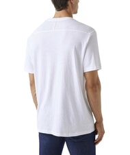 GUESS MARINA PRINT Short-sleeved T-shirt with pocket purwhite - T-shirt - 2