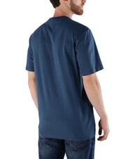 GUESS FLOCK Regular fit short sleeve t-shirt endless blue - T-shirt - 2