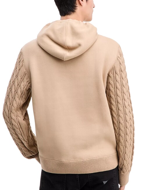 CONTRAST Hoodie desert mud - Sweatshirts
