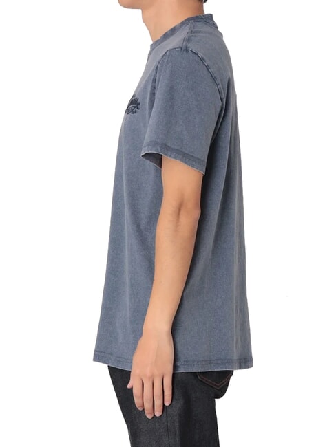 WASHED Regular fit short sleeve t-shirt blue snow wash - T-shirt