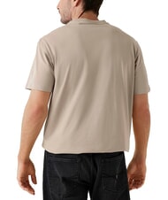 GUESS SMALL LOGO Regular fit short sleeve t-shirt pasadena stone - T-shirt - 2