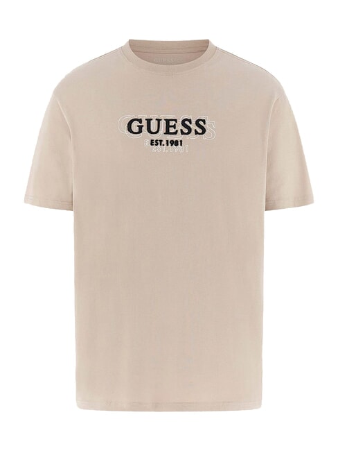 SMALL LOGO Regular fit short sleeve t-shirt pasadena stone - T-shirt