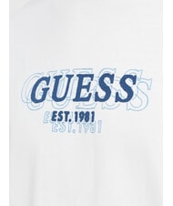 GUESS SMALL LOGO Regular fit short sleeve t-shirt purwhite - T-shirt - 3