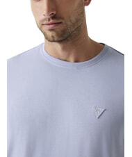 GUESS PATCH Cotton T-shirt nimbus blue - T-shirt - 3