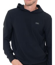 GUESS TECH STRECH Technical fabric hoodie jetbla - Sweatshirts - 3