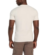 GUESS TECH Regular fit stretch t-shirt purwhite - T-shirt - 2