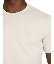 GUESS TECH Regular fit stretch t-shirt purwhite - T-shirt - 3