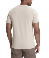 GUESS BASIC PIMA Stretch cotton T-shirt pasadena stone - T-shirt - 2