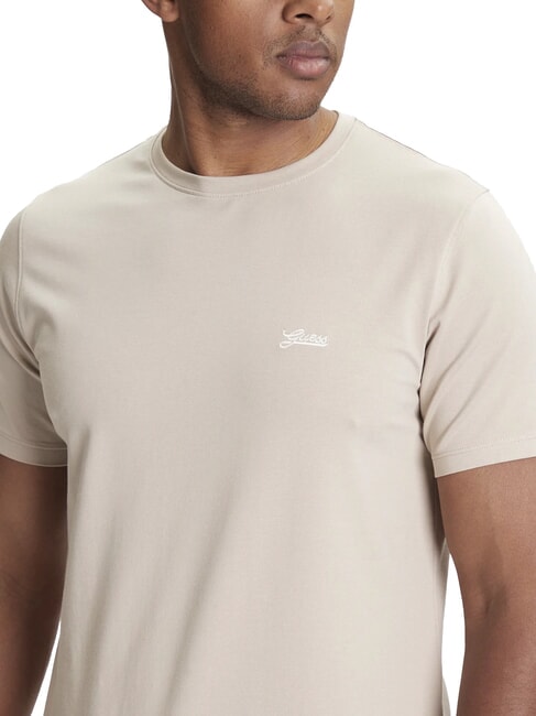 BASIC PIMA Stretch cotton T-shirt pasadena stone - T-shirt