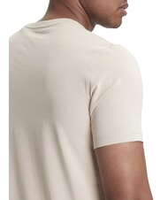 GUESS BASIC PIMA Stretch cotton T-shirt pasadena stone - T-shirt - 4