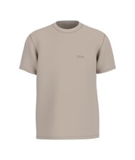 GUESS BASIC PIMA Stretch cotton T-shirt pasadena stone - T-shirt - 5