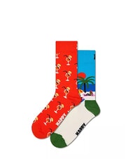 HAPPY SOCKS BEACH LIFE Gift Set 2 pairs of socks - Men's Socks