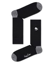 HAPPY SOCKS BLACK AND WHITE Gift Set 4 Pairs of Socks 9100 - Men's Socks - 3