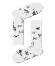 HAPPY SOCKS BLACK AND WHITE Gift Set 4 Pairs of Socks 9100 - Men's Socks - 4