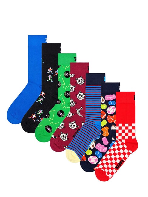7 DAYS Gift Box 7 pairs of socks navy - Men's Socks