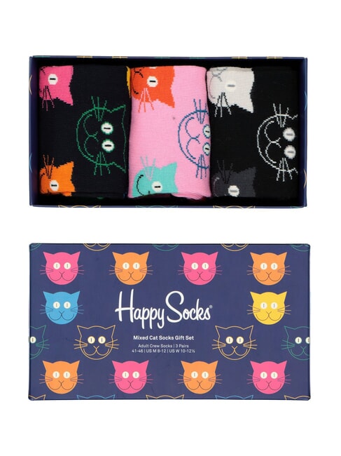 BLACK AND WHITE Gift set of 3 pairs of socks black - Women's Socks