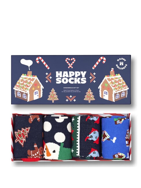 HOLIDAY GINGERBREAD Gift Box 4 pairs of socks multicolor - Men's Socks