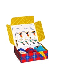 HAPPY SOCKS DOWNHILL SKIING Gift Box 3 pairs of socks 6300 - Women's Socks - 5