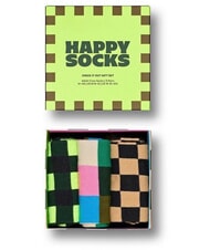HAPPY SOCKS CHECK IT OUT Set of 3 Pairs of Socks - Men's Socks