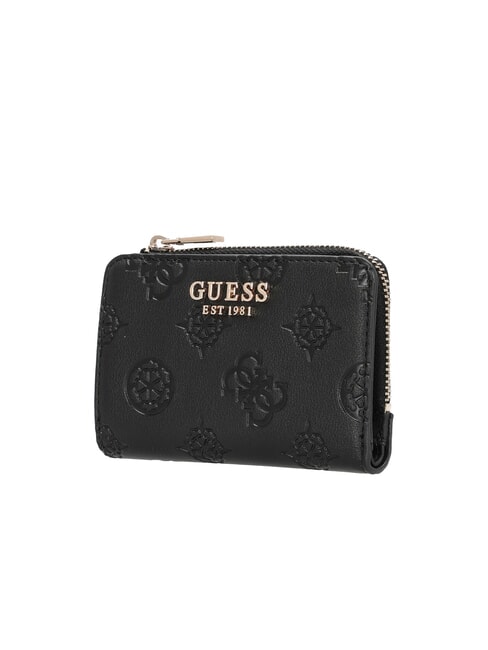 LAUREL 2 Medium zip-around wallet black logo - Women&rsquo;s Wallets