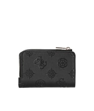 GUESS LAUREL 2 Medium zip-around wallet black logo - Women&rsquo;s Wallets - 4