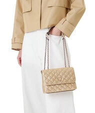 GUESS GIULLY 2 Woven shoulder bag, crossbody bag gold - Women&rsquo;s Bags - 5