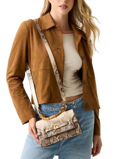 SIBEL Small handbag with shoulder strap lalie beauty natural - Women&rsquo;s Bags