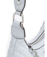 GUESS EVERLEE Quilted shoulder bag with charms misty blue - Women&rsquo;s Bags - 3