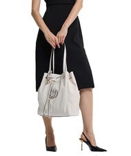 GUESS CALEBRA Shoulder tote bag OFFWHITE - Women&rsquo;s Bags - 4