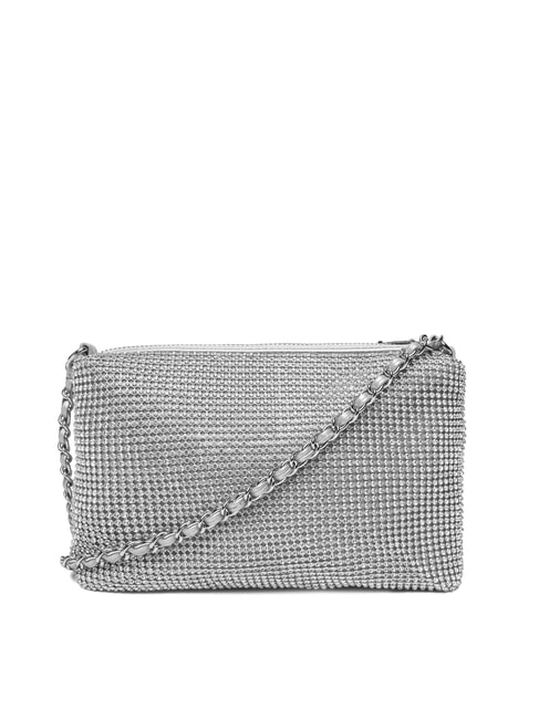 CRYSTAL Shoulder bag with rhinestones silver - Women&rsquo;s Bags