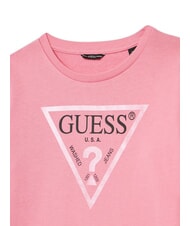GUESS CORE KIDS Sweatshirt with triangle logo print jelly pink - Baby Sweatshirt - 3