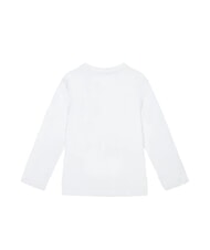 GUESS KIDS Long-sleeved shirt with teddy bear purwhite - Child T-shirt - 2