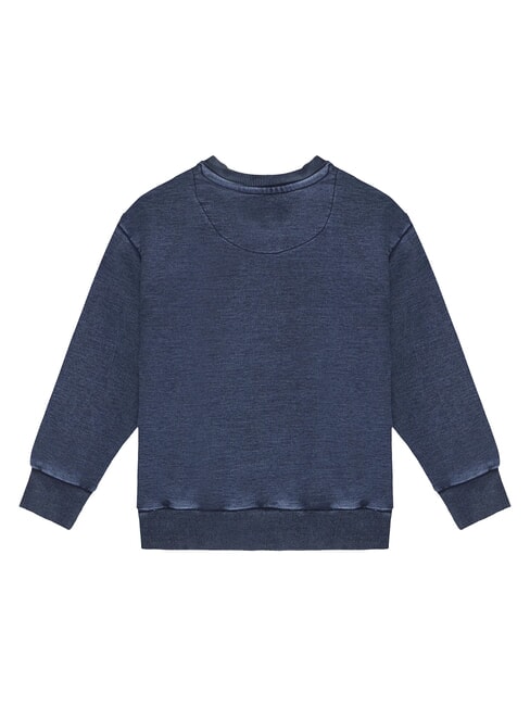 LS ACTIVE Children's crewneck sweatshirt boy vintage blue was - Baby Sweatshirt