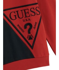 GUESS LS ACTIVE Children's crewneck sweatshirt spicy red - Baby Sweatshirt - 3