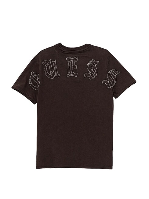 KIDS Oversized short-sleeved T-shirt for children chocolate brownie - Child T-shirt