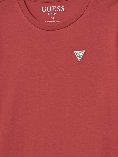 KIDS Short-sleeved T-shirt with logo crest red hot - Child T-shirt