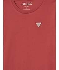 GUESS KIDS Short-sleeved T-shirt with logo crest red hot - Child T-shirt - 3