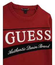 GUESS KIDS Children's crew neck sweater chili red - Children's Sweaters - 3