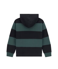 GUESS KIDS Children's striped hoodie green/black combo - Baby Sweatshirt - 2